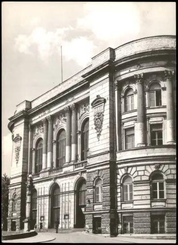 Postcard Warschau Warszawa Politechnika (Technische Universität) 1960