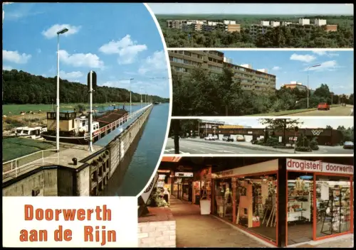 Postkaart Doorwerth-Renkum Mehrbildansicht Doorwerth aan de Rijn 1987