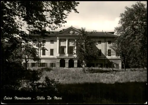 Cartolina Cairo Montenotte Villa De Mari 1957