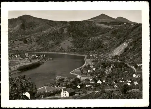 Postcard Salesel Dolní Zálezly Blick gegen das Dubitzer Kirchlein 1939