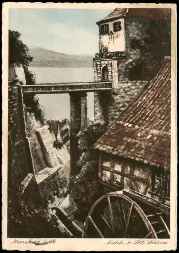 Ansichtskarte Meersburg Mühle am Alten Schloss 1937