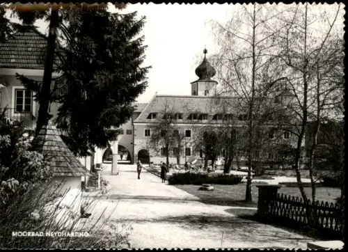 Neydharting-Bad Wimsbach-Neydharting Kurhaus mit Zwiebelturm und Parkanlage 1968