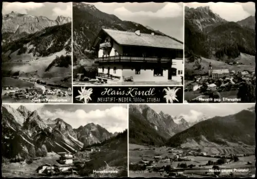 Neder  Neustift Mehrbildkarte Neustift im Stubaital mit Haus Kindl 1968