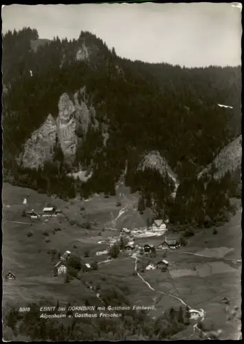 Ebnit-Dornbirn Ortsansicht   Gasthäusern Edelweiß, Alpenheim und Freschen 1960