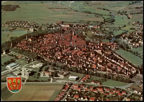 Dinkelsbühl Luftbild Gesamtansicht v. Flugzeug aus Luftaufnahme 1978