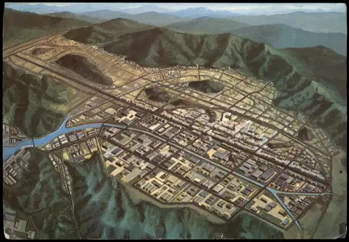 Korea Aerial View Südkorea Korea CHANGWON INDUSTRIAL COMPLEX 1980