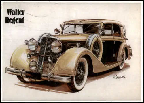 Ansichtskarte  Verkehr/KFZ: Auto Walter Regent (Oldtimer) 2012
