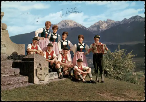 .Tirol Österreich Tirol Schuhplattlergruppe Zirler Alpenklang 1981