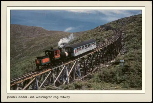 United States America USA   Jacob's ladder Mt. Washington cog railway 2000