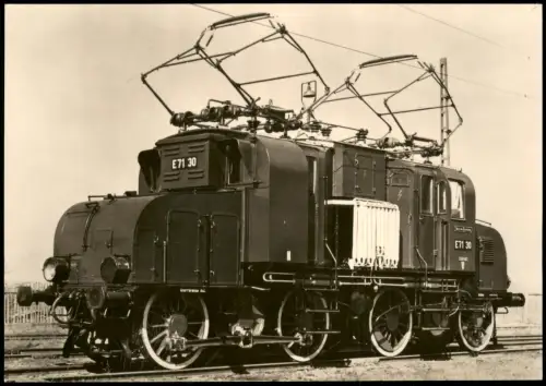 Dresden Verkehrsmuseum DDR Technische Sammelkarte Elektrische Lokomotive 1969