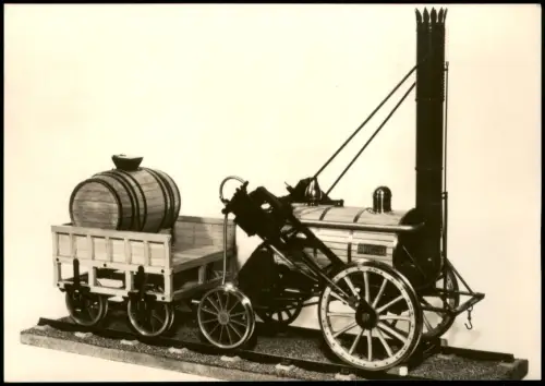 Dresden Verkehrsmuseum Technische   Eisenbahn-Geschichte: Rocket (Rakete) 1969