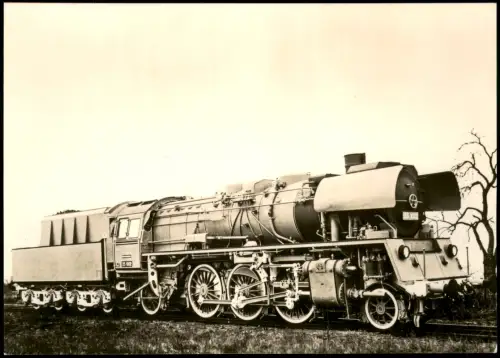 Dresden Verkehrsmuseum Technische Sammelkarte alte Dampflokomotive 1969