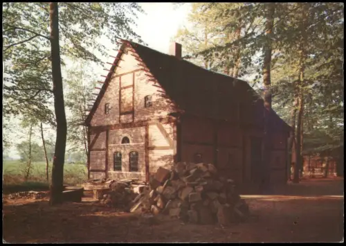 Ansichtskarte Lingen (Ems) Holzschuhmacherei Lingen-Holthausen 1975