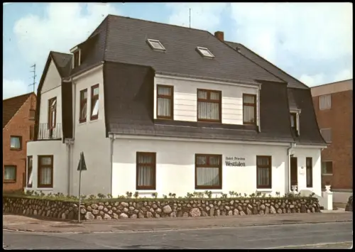 Ansichtskarte Westerland-Sylt Hotel-Pension Westfalen Steinmannstraße 1981