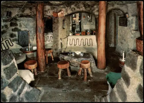 Ansichtskarte Kampen (Sylt) Die Kupferkanne Künstlerlokal Innenansicht 1981