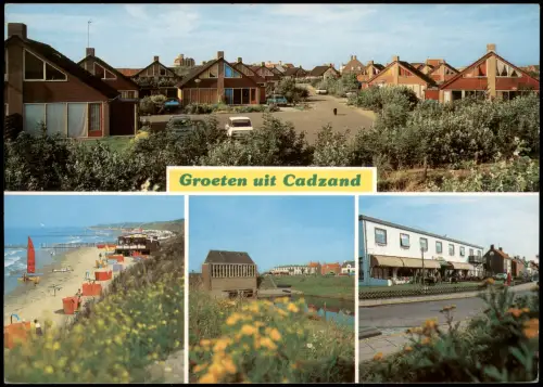 Postkaart Cadzand Mehrbildkarte Ortsansichten Groeten uit Cadzand 1985