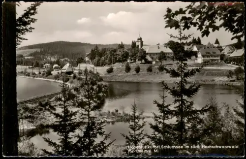Schluchsee Panorama Höhenluftkurort im südl. Hochschwarzwald 1960