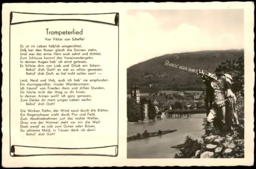 Bad Säckingen Trompeter von Säckingen TrompeterliedVon Viktor von Scheffel 1950