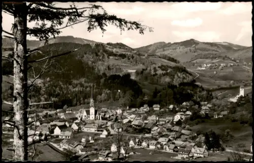 Ansichtskarte Schönau im Schwarzwald Panorama-Ansicht 1960