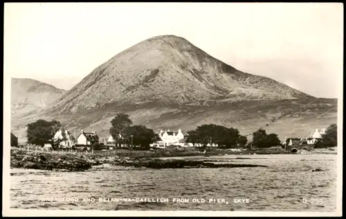 .Großbritannien BROADFORD AND BEINN-NA-CAILLICH FROM OLD PIER SKYE 1955