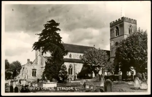 .Großbritannien Großbritannien ST. MARY'S CHURCH, STANDON 1955
