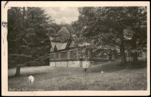 Ansichtskarte Bad Salzungen Pleß bei Bad Salzungen 1955/1940