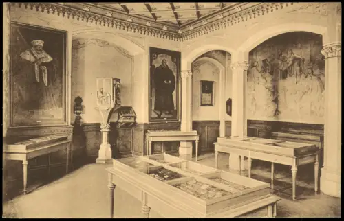 Ansichtskarte Lutherstadt Wittenberg Luthers Arbeitszimmer. 1915