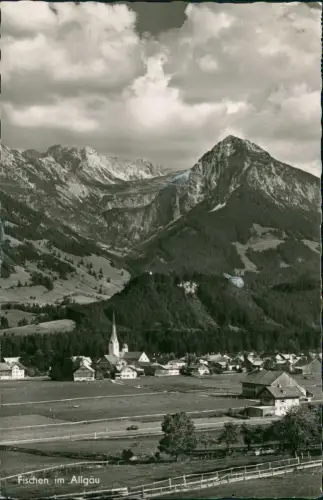 Ansichtskarte Fischen im Allgäu mit Nebelhorn 1965