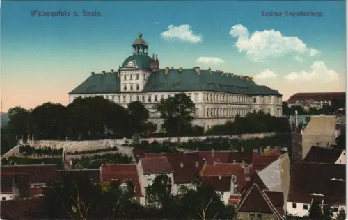 Ansichtskarte Weißenfels Schloss Neu-Augustusburg 1913