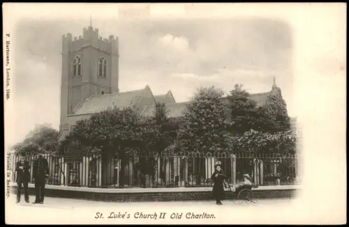 Postcard London St. Luke's Church II Old Charlton 1900