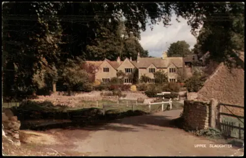 Postcard .Großbritannien Großbritannien UPPER SLAUGHTER 1964