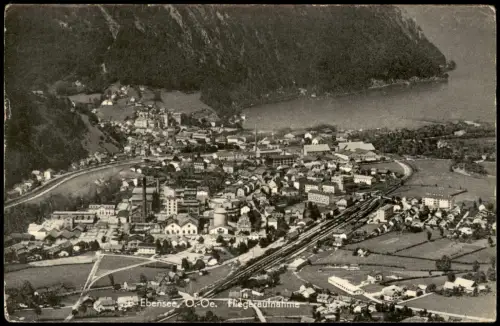 Ansichtskarte Ebensee Luftbilder Ebensee Fliegeraufnahme 1930
