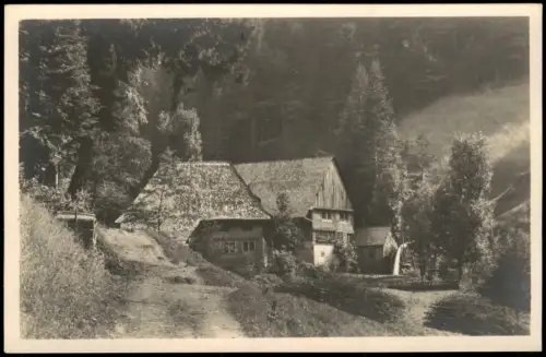 Ansichtskarte St. Märgen Schwarzwald Mühle im Holzschlag 1925