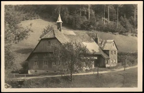 Ansichtskarte St. Märgen Schwarzwald Glockenhäusle im Holzschlag 1920