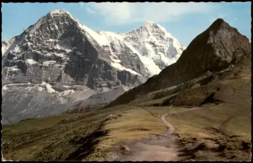 Lauterbrunnen Schweizer Alpen Berge Eiger (Nordwand), Mönch, Tschuggen 1967