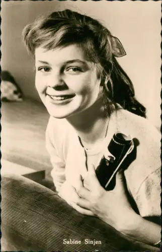 Sabine Sinjen Foto Porträt Dt. Schauspielerin Film Fernsehen 1960