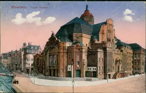 Ansichtskarte Elberfeld-Wuppertal Thalia-Theater (Außenansicht) 1920