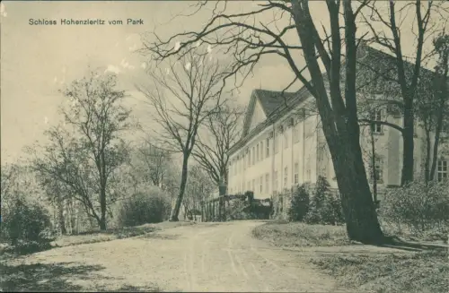 Ansichtskarte Hohenzieritz Schloß 1915