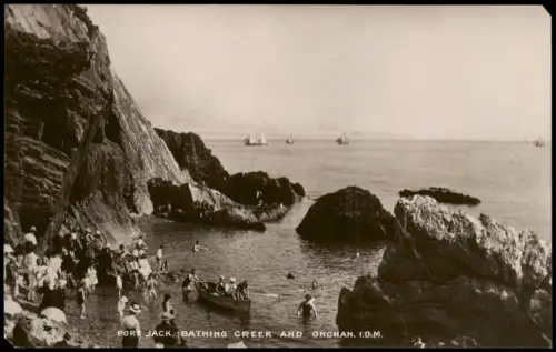 .Großbritannien PORT JACK, BATHING CREEK AND ONCHAN. I.O.M. 1930