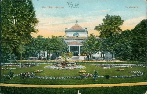 Bad Warmbrunn Hirschberg (Schlesien) Jelenia Góra Die Gallerie - Park 1913