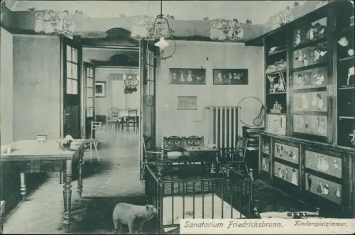 Friedrichsbrunn Sanatorium Friedrichsbrunn. Kinderspielzimmer. 1910