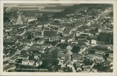 Ansichtskarte Altötting Luftbild 1930