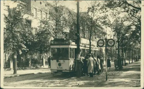 Prenzlauer Berg-Berlin Straßenbahn LOWA Greifswalder Straße 1940 Privatfoto
