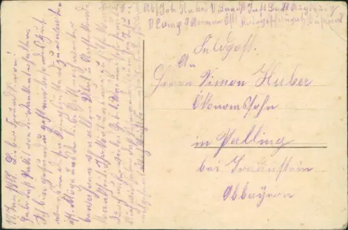 Postcard Skierniewice Rynek 1917