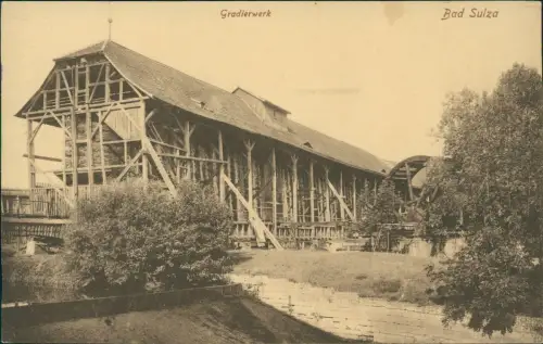 Ansichtskarte Bad Sulza Gradierwerk 1914
