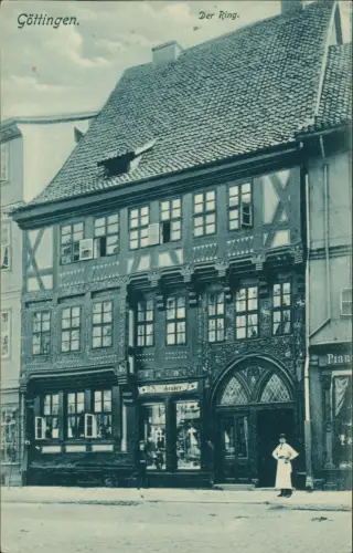 Ansichtskarte Göttingen Der Ring. 1912