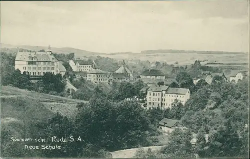 Ansichtskarte Stadtroda Neue Schule 1916