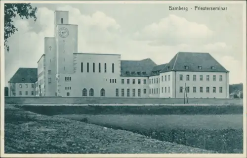 Ansichtskarte Bamberg Priesterseminar 1928