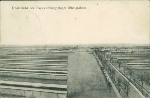 Ansichtskarte Altengrabow Truppenübungsplatz Totalansicht 1912