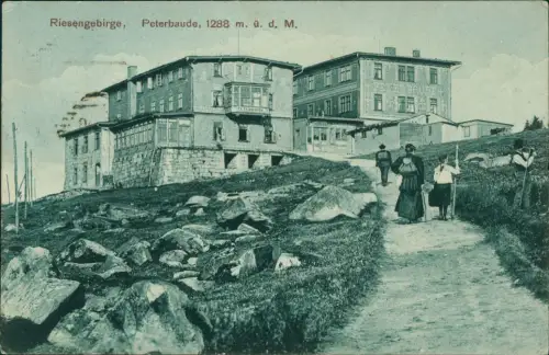 Spindlermühle Špindlerův Mlýn | Spindelmühle Peterbaude - Wanderer 1909